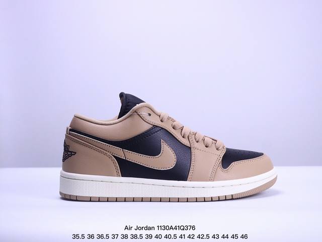 耐克 乔丹air Jordan 1 Low Aj1 乔1 乔丹1代aj1 低帮复古文化休闲运动篮球鞋。该鞋款从 1985 年元年款汲取设计灵感，焕新演绎简约经典