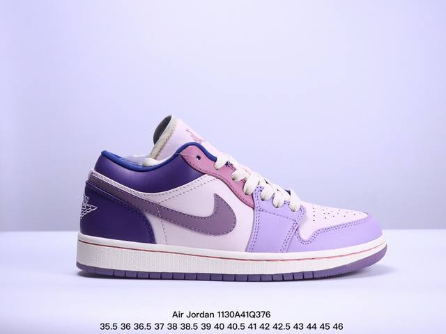 耐克 乔丹air Jordan 1 Low Aj1 乔1 乔丹1代aj1 低帮复古文化休闲运动篮球鞋。该鞋款从 1985 年元年款汲取设计灵感，焕新演绎简约经典