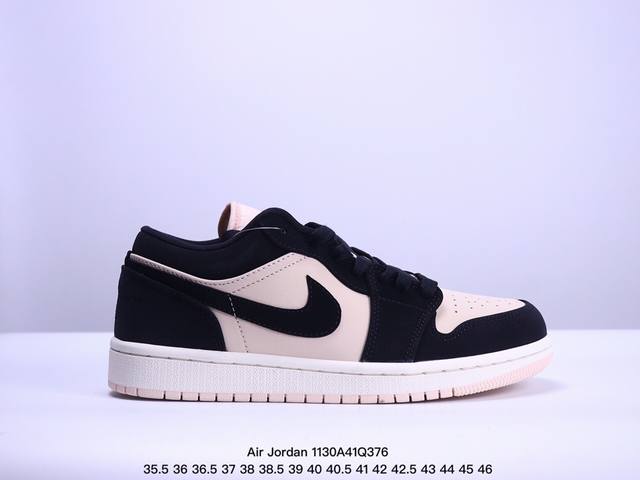 耐克 乔丹air Jordan 1 Low Aj1 乔1 乔丹1代aj1 低帮复古文化休闲运动篮球鞋。该鞋款从 1985 年元年款汲取设计灵感，焕新演绎简约经典