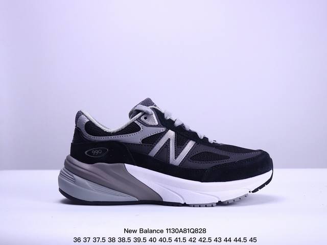 公司级wtaps X New Balance M990Wt6 新百伦nb990V6 第六代总统复古慢跑鞋 联名深灰色 正确3M反光细节 原楦原纸版开发 正确6层