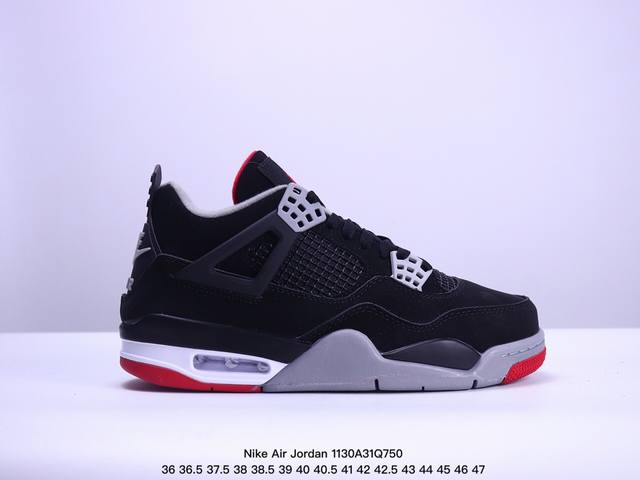 耐克nike Air Jordan 4 Retro Thunder 雷神 Aj4 乔4 迈克尔 乔丹 Aj4代 低帮复古休闲运动文化篮球鞋。秉承轻量化的速度型篮