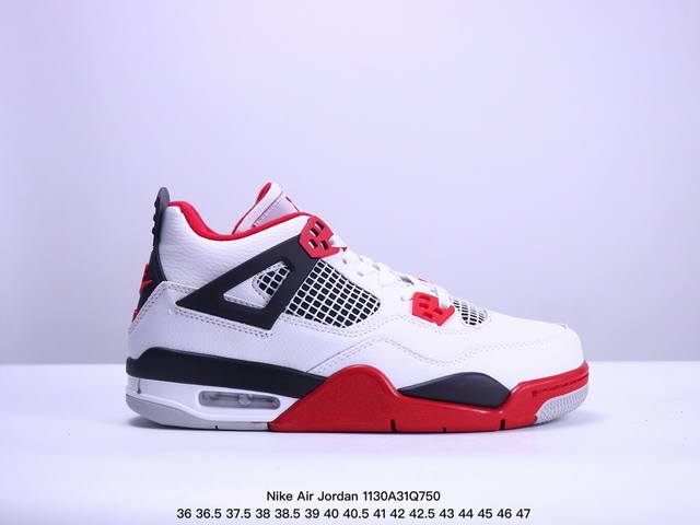 耐克nike Air Jordan 4 Retro Thunder 雷神 Aj4 乔4 迈克尔 乔丹 Aj4代 低帮复古休闲运动文化篮球鞋。秉承轻量化的速度型篮