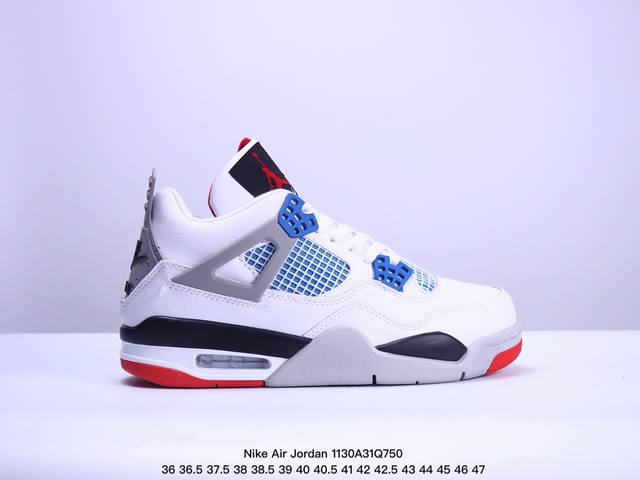 耐克nike Air Jordan 4 Retro Thunder 雷神 Aj4 乔4 迈克尔 乔丹 Aj4代 低帮复古休闲运动文化篮球鞋。秉承轻量化的速度型篮