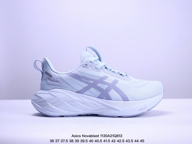 公司级asics Novablast 4 轻量跑鞋 低帮轻量透气缓震休闲运动跑步鞋 货号:1012B688-020 尺码:36 37 37.5 38 39 39