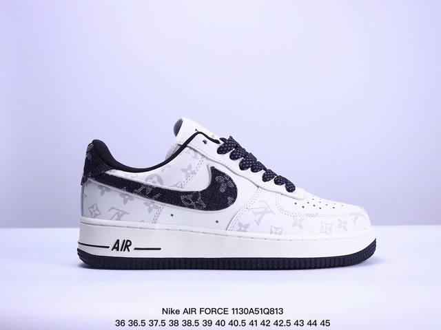 公司级耐克 Nike Air Force 1 ’07 空军一号低帮百搭休闲运动板鞋。柔软、弹性十足的缓震性能和出色的中底设计，横跨复古与现代的外型结合，造就出风