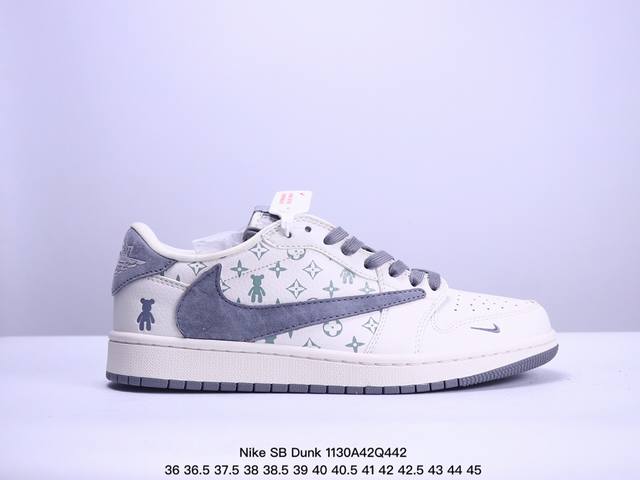 海外爆款限量发售！公司级 Nike Sb Dunk Low“ 斯图西联名 米黑线条” 周年高端定制 低帮休闲板鞋 定制鞋盒 大厂纯原品质出货 超高清洁度 皮料切