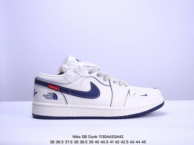 海外爆款限量发售！公司级 Nike Sb Dunk Low“ 斯图西联名 米黑线条” 周年高端定制 低帮休闲板鞋 定制鞋盒 大厂纯原品质出货 超高清洁度 皮料切