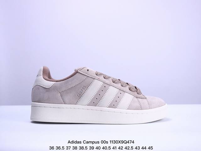 Adidas Originals Campus 00S 学院系列 面包风经典复古低帮百搭休闲运动板鞋 货号：Gy9472 尺码：36～45半 Xm1130Q47