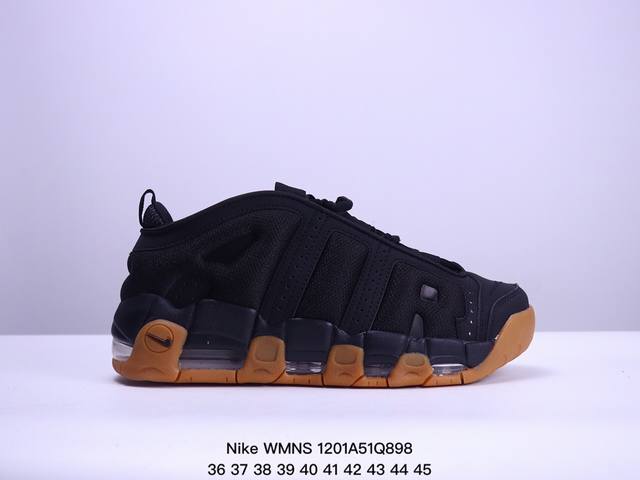 公司级耐克nike Wmns Air More Uptempo Gs Barely Green 皮蓬初代系列经典高街百搭休闲运动文化篮球鞋美国队配色 货号:Fz