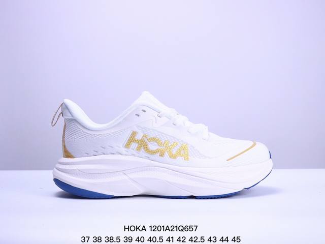 Hoka One One Bondi 8 邦代8轻便缓震 织物合成革 低帮 训练跑步鞋 Xm 1Q657