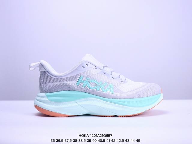 Hoka One One Bondi 8 邦代8轻便缓震 织物合成革 低帮 训练跑步鞋 Xm 1Q657