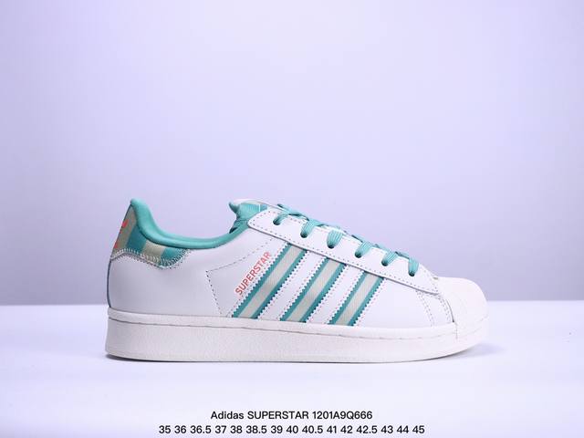 特价男女鞋36-45码 带半码 阿迪达斯adidas Originals Superstar 贝壳头经典百搭休闲运动板鞋 高密度eva发泡软缓震中底拉帮工艺 X