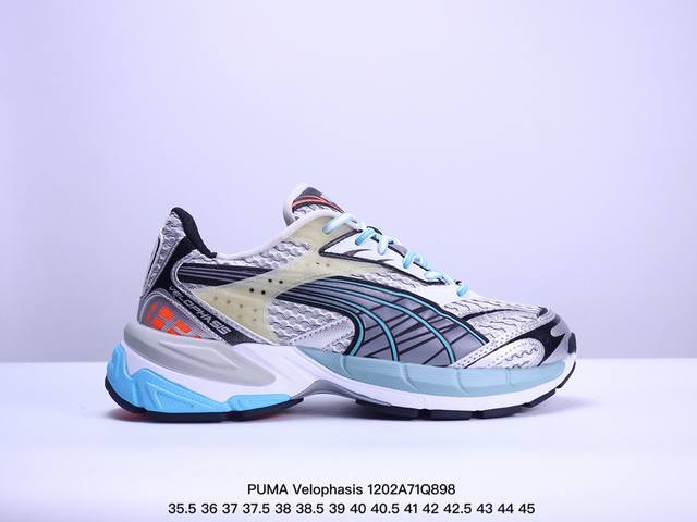 公司级puma Velophasis Technisch 彪马 舒适百搭 防滑 低帮 生活休闲鞋 货号:389365 09 尺码:35.5 36 37 37.5