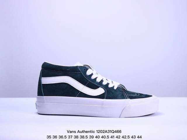 Vans Authentic 经典安娜海姆 全翻毛皮复古低帮高端硫化帆布鞋 Vn0A5Fbdolv 尺码：35 36 36.5 37 38 38.5 39 40