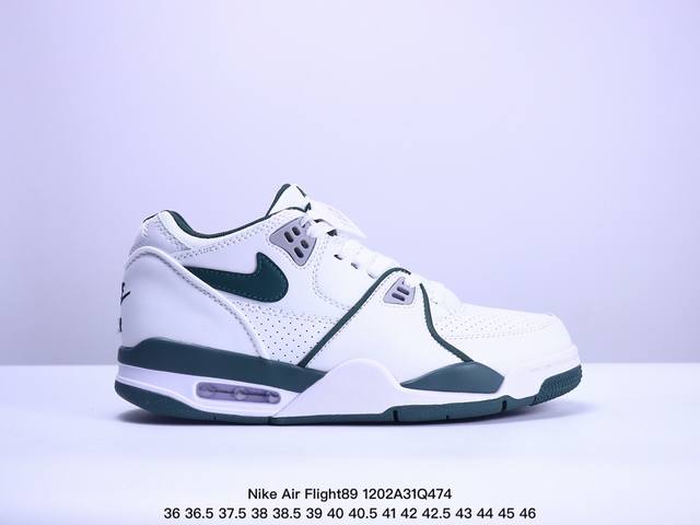 Nike Air Flight 89 ”哈士奇“ 新贵萌宠 将经典 Air Jordan 3 和air Jordan 4元素融为一体。 正确鞋舌立体电绣 原厂数