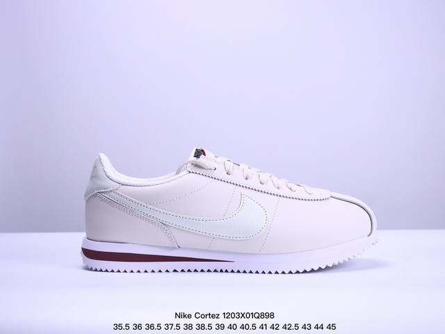 公司级nike Classic Cortez 耐克经典轻便舒适男子阿甘鞋休闲跑步鞋运动鞋 纯粹而执着的精神 使得cortez种在了一代人的心里 无论是否喜欢它复