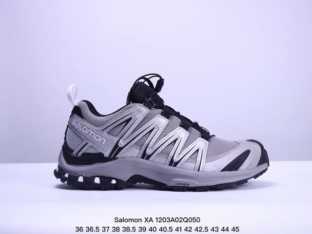 公司级salomon Xa Pro Xt-6 Ft萨洛蒙户外越野跑鞋 鞋面采用sensifit贴合技术 全方位贴合包裹脚型 鞋跟部鞋底牵引设计 提供强大的抓地性