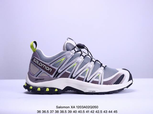 公司级salomon Xa Pro Xt-6 Ft萨洛蒙户外越野跑鞋 鞋面采用sensifit贴合技术 全方位贴合包裹脚型 鞋跟部鞋底牵引设计 提供强大的抓地性