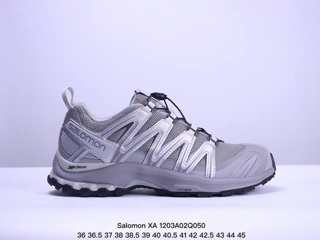 公司级salomon Xa Pro Xt-6 Ft萨洛蒙户外越野跑鞋 鞋面采用sensifit贴合技术 全方位贴合包裹脚型 鞋跟部鞋底牵引设计 提供强大的抓地性