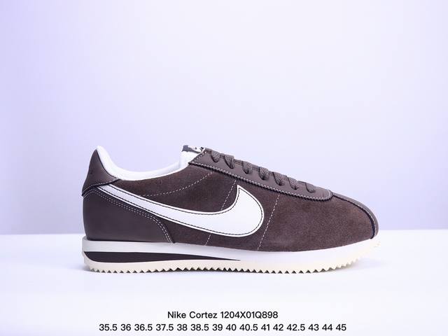 公司级nike Classic Cortez 耐克经典轻便舒适男子阿甘鞋休闲跑步鞋运动鞋 纯粹而执着的精神 使得cortez种在了一代人的心里 无论是否喜欢它复