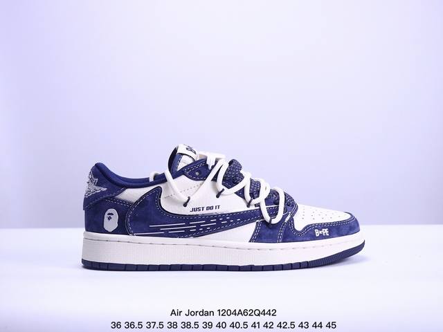 海外爆款限量发售！公司级 Travis Scott X Fragment Design X Jordan Air Jordan 1 Low Og Sp “Bap