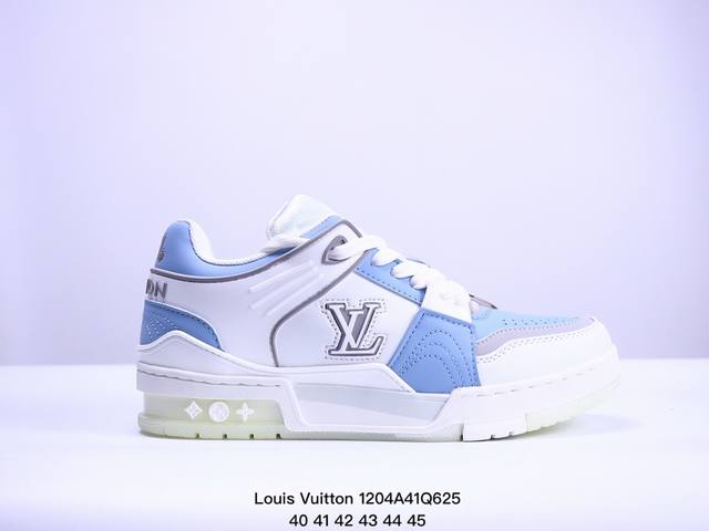 公司级全新lv路易威登louis Vuitton Trainer Sneaker Low休闲运动文化百搭板鞋 尺码:40-45 Xm 4Q625