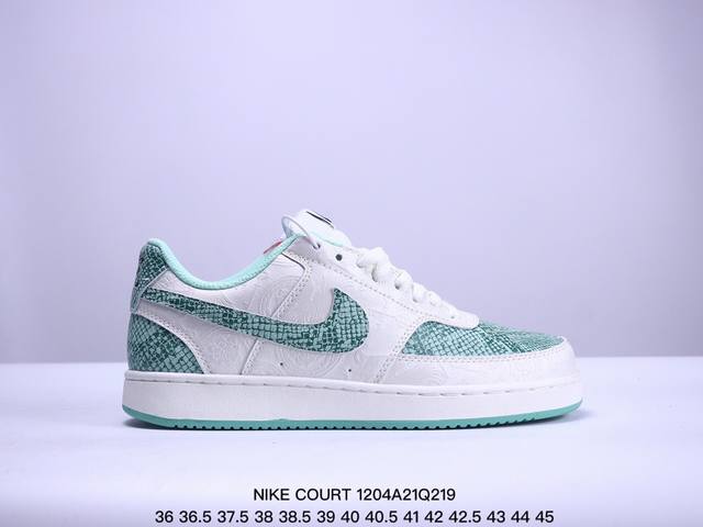 真标nike Court Vision Lo 低帮百搭 透气休闲运动板鞋 兼顾舒适脚感和出众风范 演绎匠心之作 结构性的支撑贴合感结合复古篮球设计 货号: 尺码