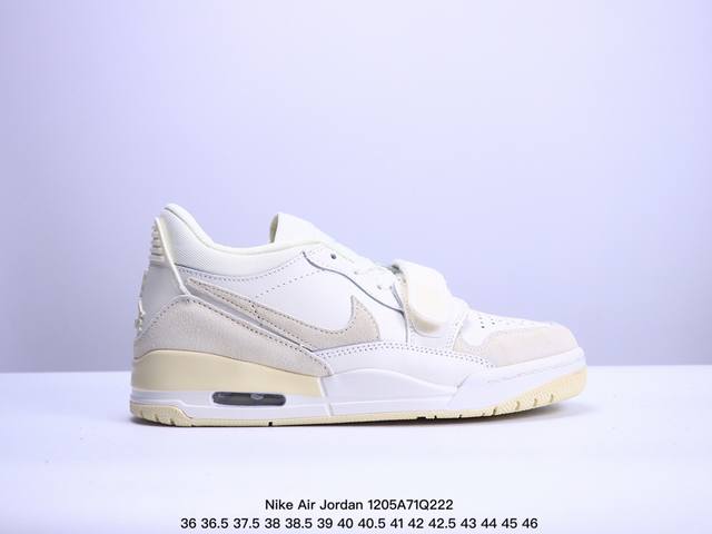 公司级三合一最强合体，多种新配色回归耐克nike Air Jordan Legacy 312 Low”White Grey Fog Blue Red“乔丹最强三