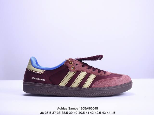 真标adidas Originals Wb Pony Tonal Samba Og 桑巴舞系列绅士德训足球风百搭低帮休闲运动板鞋 货号:Ie05 尺码:36 3