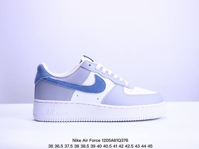 公司级nike Air Force 1 ‘07 Low 空军一号含气垫 低帮百搭厚底增高休闲运动板鞋。柔软、弹性十足的缓震性能和出色的中底设计，横跨复古与现代的