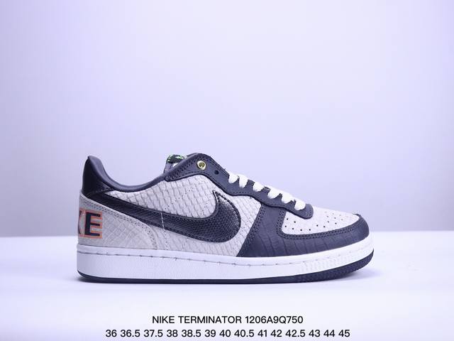 耐克 Nike Terminator Low 耐克终结者系列低帮滑板鞋 黄蓝密歇根 舒适 百搭 防滑耐磨复古运动鞋。忠于原版，延续经典。采用耐穿舒适的利落皮革，