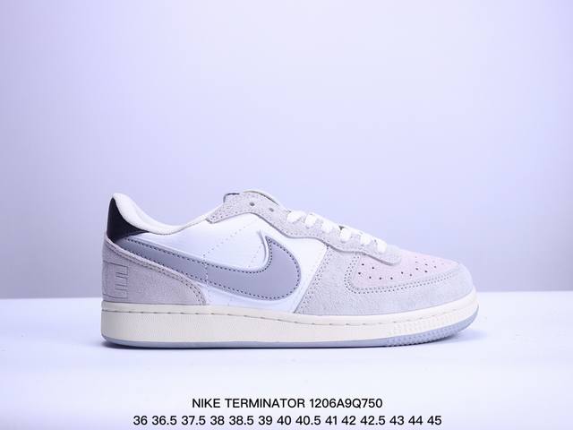 耐克 Nike Terminator Low 耐克终结者系列低帮滑板鞋 黄蓝密歇根 舒适 百搭 防滑耐磨复古运动鞋。忠于原版，延续经典。采用耐穿舒适的利落皮革，