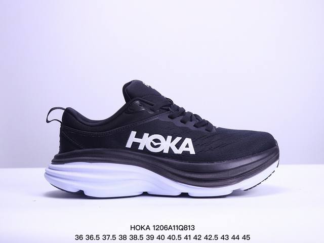 公司级小红书推荐hoka W Bondi 8全新配色 这个品牌来自于新西兰的毛利语，Hoka表示大地，One One表示飞越，连起来就是飞越地平线，One On