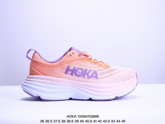 公司级小红书推荐hoka W Bondi 8全新配色 这个品牌来自于新西兰的毛利语，Hoka表示大地，One One表示飞越，连起来就是飞越地平线，One On