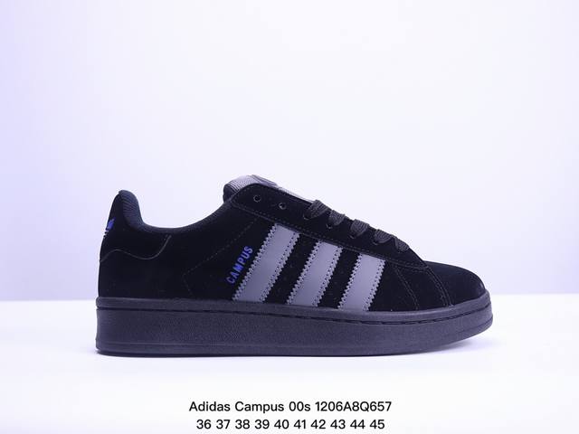 阿迪达斯 Adidas Campus 00S 复古潮流休闲面包鞋 尺码：36 37 38 39 40 41 42 43 44 45 Xm1206Q657