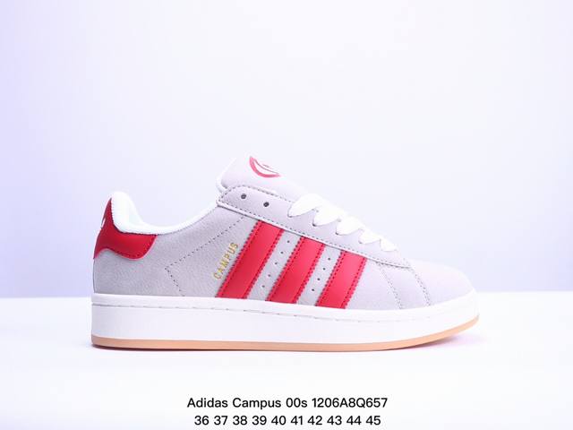 阿迪达斯 Adidas Campus 00S 复古潮流休闲面包鞋 尺码：36 37 38 39 40 41 42 43 44 45 Xm1206Q657