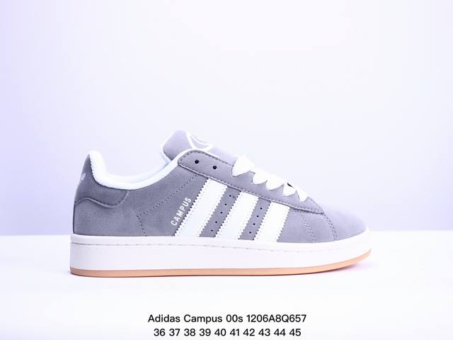 阿迪达斯 Adidas Campus 00S 复古潮流休闲面包鞋 尺码：36 37 38 39 40 41 42 43 44 45 Xm1206Q657