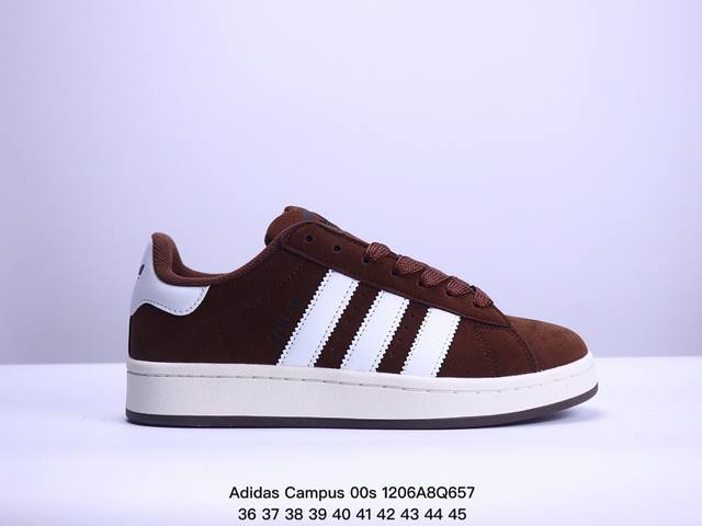 阿迪达斯 Adidas Campus 00S 复古潮流休闲面包鞋 尺码：36 37 38 39 40 41 42 43 44 45 Xm1206Q657