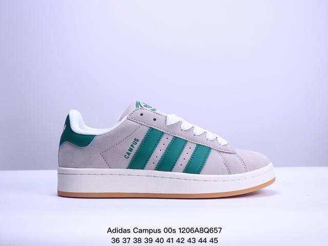 阿迪达斯 Adidas Campus 00S 复古潮流休闲面包鞋 尺码：36 37 38 39 40 41 42 43 44 45 Xm1206Q657