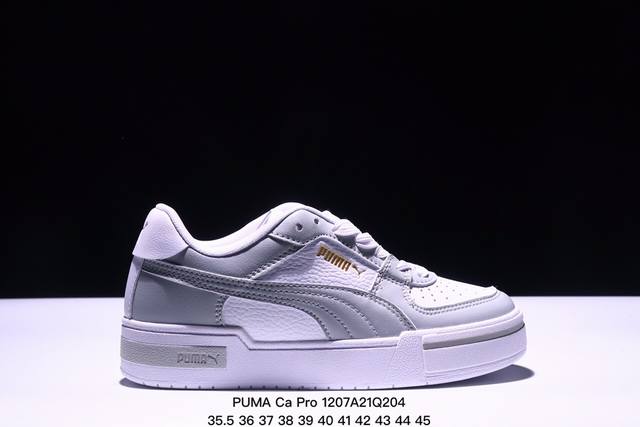 公司级puma Ca Pro 合成革牛剖层革头层牛皮 舒适 低帮 彪马板鞋 货号: 尺码:35.5 36 37 38 39 40 41 42 43 44 45