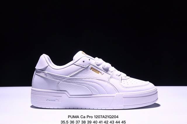 公司级puma Ca Pro 合成革牛剖层革头层牛皮 舒适 低帮 彪马板鞋 货号: 尺码:35.5 36 37 38 39 40 41 42 43 44 45