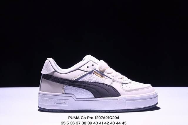 公司级puma Ca Pro 合成革牛剖层革头层牛皮 舒适 低帮 彪马板鞋 货号: 尺码:35.5 36 37 38 39 40 41 42 43 44 45