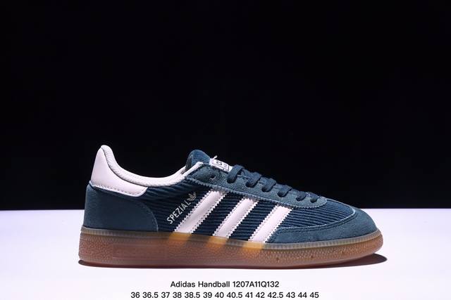 Adidas Handball Spezial 复古单品 阿迪达斯经典款复古休闲板鞋 #原厂原档案开发出品 皮料切割干净无任何毛边 鞋型细节完美 超高清洁度 货