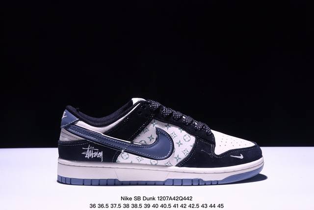 海外爆款限量发售！公司级 Nike Sb Dunk Low“ 北面联名 Edg印花勾” 周年高端定制 低帮休闲板鞋 定制鞋盒 大厂纯原品质出货 超高清洁度 皮料