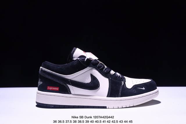 海外爆款限量发售！公司级 Nike Sb Dunk Low“ 北面联名 Edg印花勾” 周年高端定制 低帮休闲板鞋 定制鞋盒 大厂纯原品质出货 超高清洁度 皮料