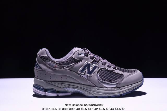 真标新百伦new Balance M2002 系列复古老爹风 男女休闲鞋情侣百搭慢跑鞋运动男鞋女鞋 采用拼接网眼织物鞋面 后跟搭载外露缓震胶 货号:M2002R