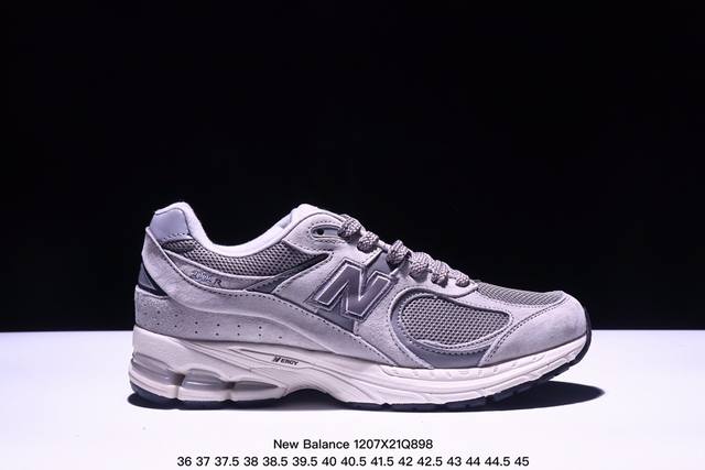 真标新百伦new Balance M2002 系列复古老爹风 男女休闲鞋情侣百搭慢跑鞋运动男鞋女鞋 采用拼接网眼织物鞋面 后跟搭载外露缓震胶 货号:M2002R