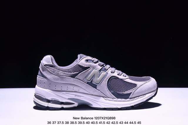 真标新百伦new Balance M2002 系列复古老爹风 男女休闲鞋情侣百搭慢跑鞋运动男鞋女鞋 采用拼接网眼织物鞋面 后跟搭载外露缓震胶 货号:M2002R