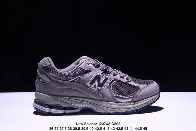 真标新百伦new Balance M2002 系列复古老爹风 男女休闲鞋情侣百搭慢跑鞋运动男鞋女鞋 采用拼接网眼织物鞋面 后跟搭载外露缓震胶 货号:M2002R