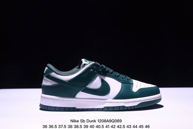 真标 耐克 Nike Sb Dunk Low Pro 男女同款运动鞋复古板鞋，采用柔软皮革鞋面，经久耐穿，塑就如元年款 Dunk 般的复古质感。鞋头透气孔，搭配